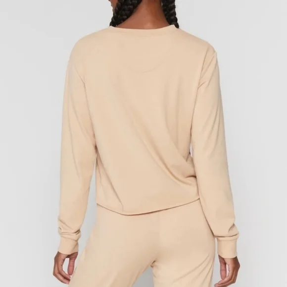 Spiritual Gangster Take Good Care Vintage Terry Crop Sweatshirt- NWT Med… - Picture 3 of 8